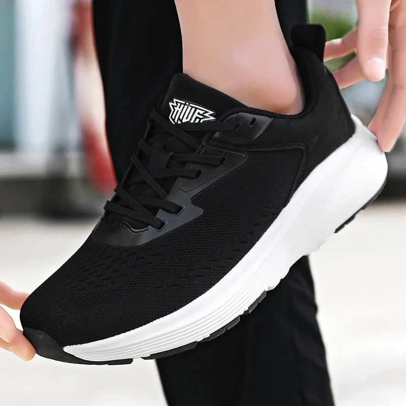 Shoes for Men Breathable Wear Resistant Athletic Training Sneakers White Sports Shoes Tennis Men's Running Walking Travel Shoes